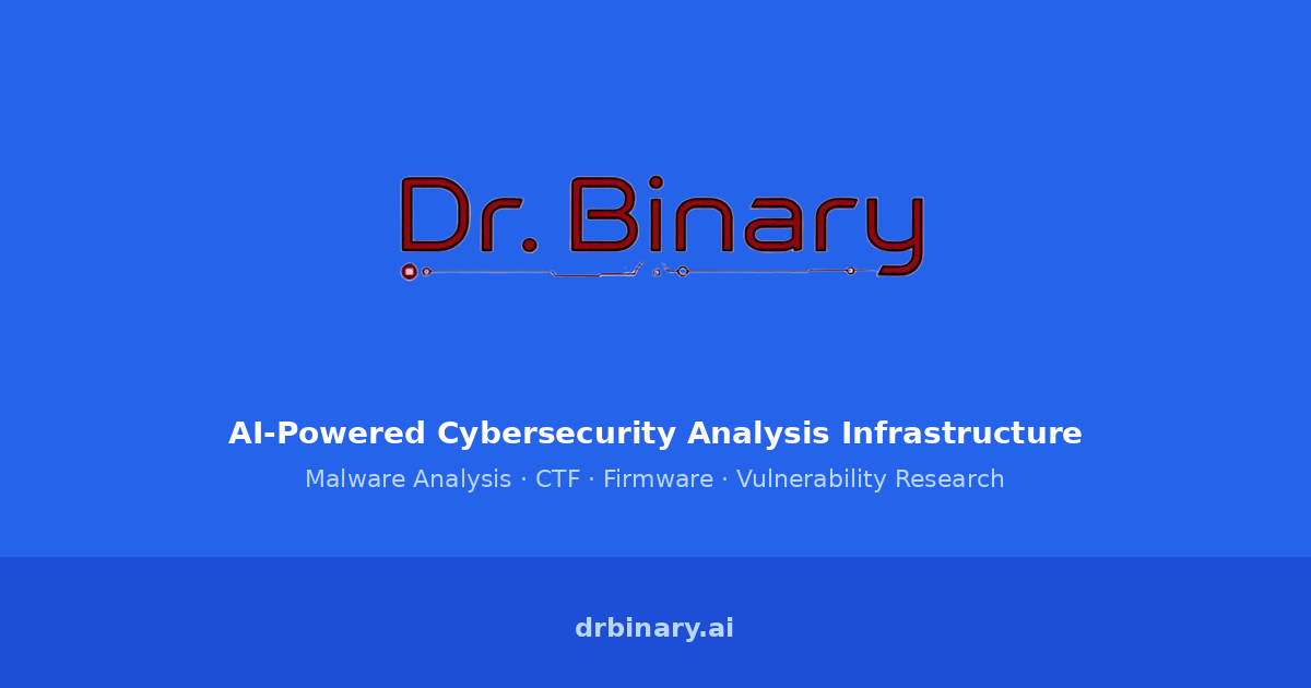 Dr.Binary | Binary Analysis Platform and Expert Services